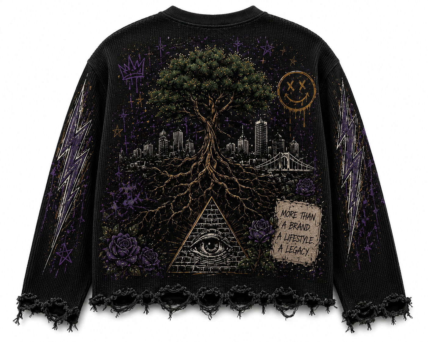 TIMBAH “Built Different” Distressed Thermal