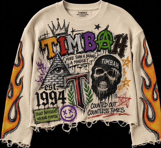 TIMBAH “Counted Out” Distressed Thermal
