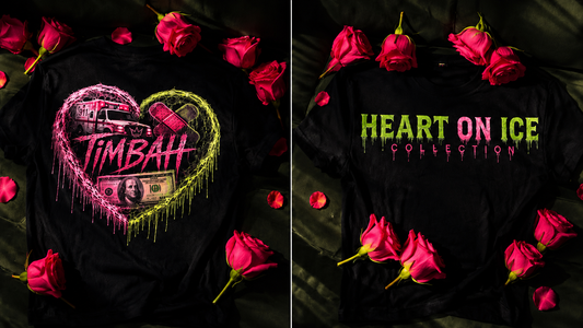 TIMBAH Heart on Ice Graphic Crop Tee